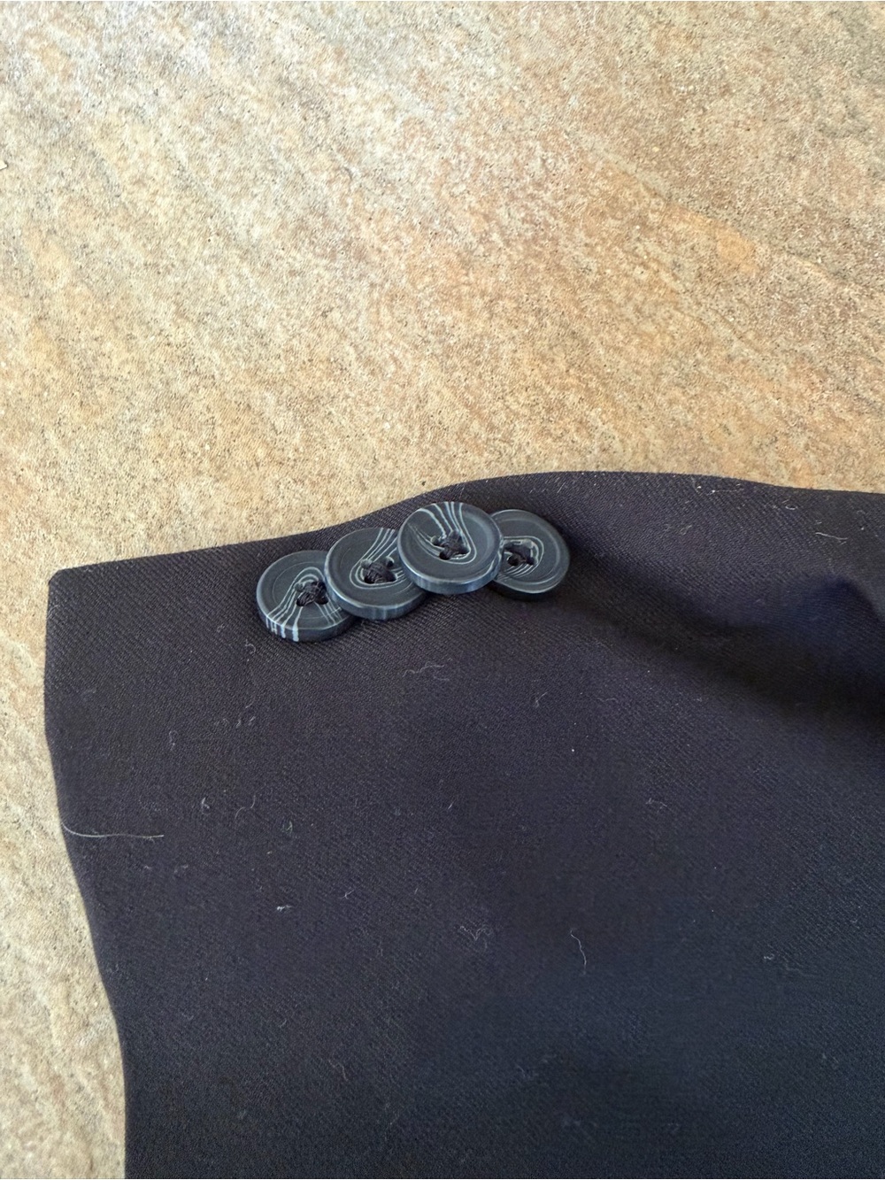 Kenneth Cole Black Blazer Suit Jacket 38R - Picture 5 of 5